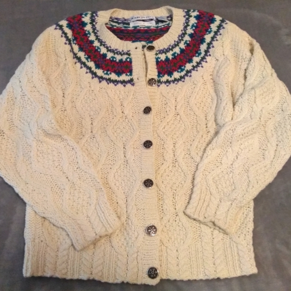 Hand-Knitted Nordic Sweater